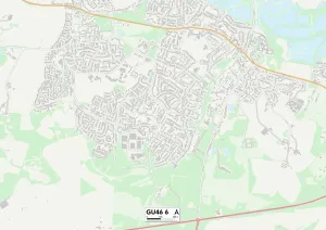 GU - Guildford Prints: GU46 6 Postcode Sector Print Map