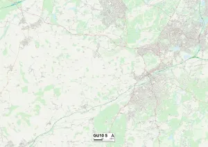 GU10 5 Print Map of Waverley Area