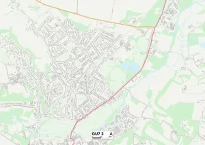 GU7 3 Postcode Sector Print Map