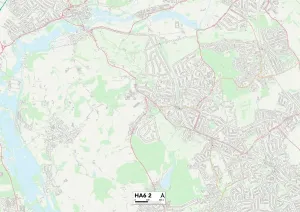 Hillingdon HA6 2 Print Postcode Sector Map