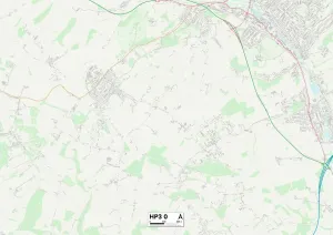 Dacorum HP3 0 Postcode Sector Print Map