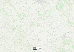 Hereford HR2 8 Print Map Sector