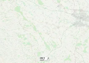 Hereford HR2 9 Print Map Sector