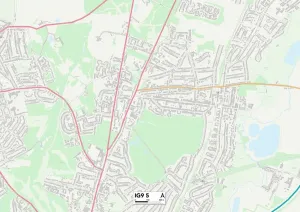 IG - Ilford Prints: Epping Forest IG9 5 Print Map
