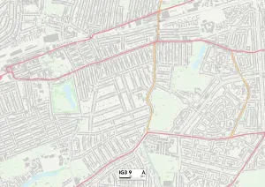 Redbridge IG3 9 Postcode Sector Print Map
