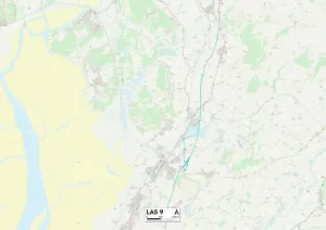 LA - Lancaster Prints: Lancaster LA5 9 Print Map Sector