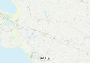 Anglesey LL65 3 Print Map Sector