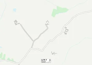 Anglesey LL75 7 Print Map Sector