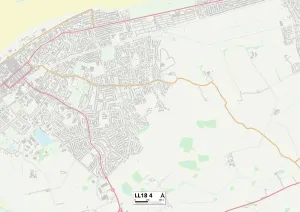 Conwy LL18 4 Print Map Sector