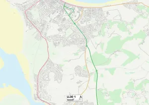 Conwy LL30 1 Print Map Sector Guide