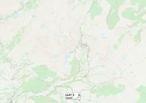 Gwynedd LL41 3 Print Map Sector