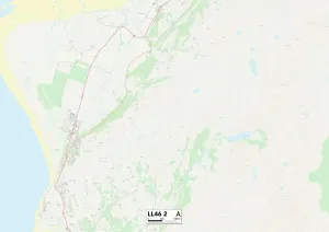Gwynedd LL46 2 Print Map Sector