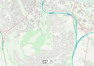 Leeds LS10 3 Print Map Sector