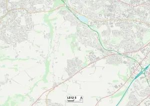 Leeds LS12 5 Print Map Sector