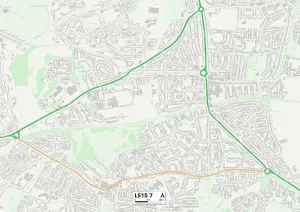 LS - Leeds Prints: Leeds LS15 7 Print Map Sector