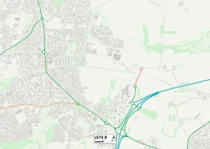 Leeds LS15 8 Print Map Sector