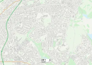 Leeds LS8 1 Print Map Sector