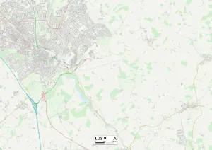 Luton LU2 9 Print Map Sector