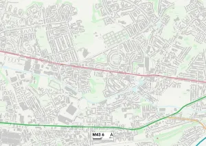 Tameside M43 6 Print Map Sector