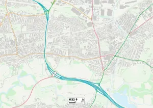 Trafford M32 9 Print Map Sector