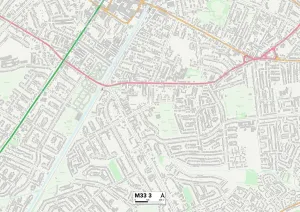 Trafford M33 3 Print Map Sector