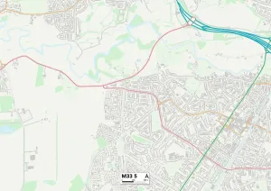 Trafford M33 5 Print Map Sector