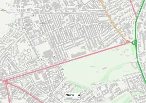 Nottingham NG7 6 Print Map Sector Guide