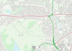 Nottingham NG8 1 Print Map Sector Guide
