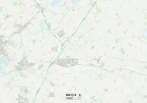 Rushcliffe NG13 8 Print Map Sector Guide