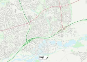 Daventry NN3 9 Print Map Sector Guide