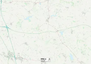 NN - Northampton Prints: Daventry NN6 6 Print Map Postcode Sector