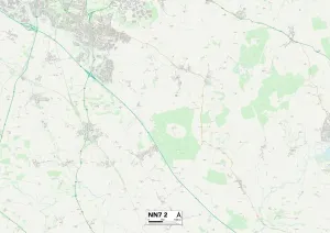 Daventry NN7 2 Print Map Sector