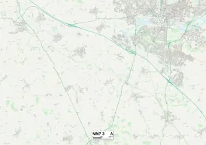 Daventry NN7 3 Print Map Sector