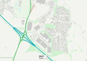 Northampton NN4 5 Print Map Sector Guide