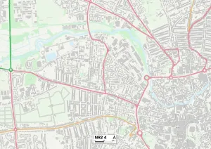 Norfolk NR2 4 Print Map Sector