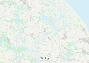 Norfolk NR29 5 Print Map Sector