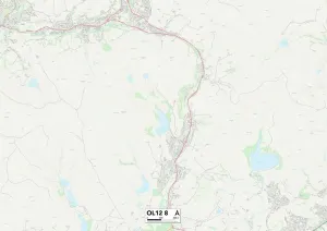 Rochdale OL12 8 Print Postcode Sector Map