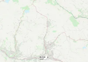 Rossendale OL13 8 Print Map Sector