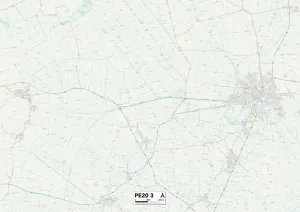 Boston PE20 3 Print Map Sector