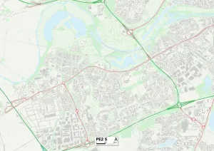 Peterborough PE2 5 Print Map Sector