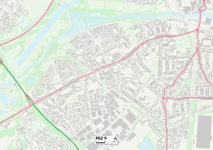 Peterborough PE2 9 Print Map Sector
