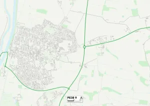 West Norfolk PE38 9 Print Map