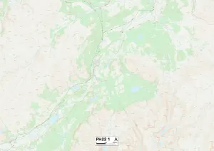 Highland PH22 1 Postcode Sector Print Map
