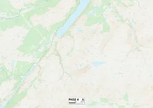 Highland PH32 4 Postcode Sector Print Map