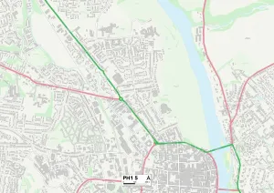 Perth and Kinross PH1 5 Print Map Sector