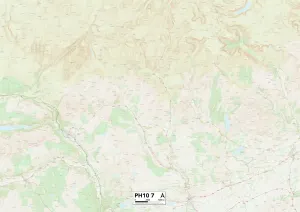 Perth and Kinross PH10 7 Print Map Sector