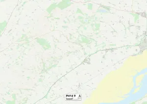 Perth and Kinross PH14 9 Print Map Sector