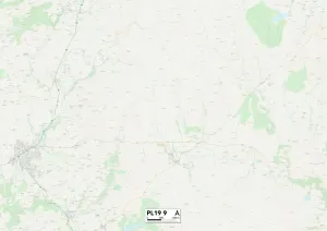 West Devon PL19 9 Print Map Sector