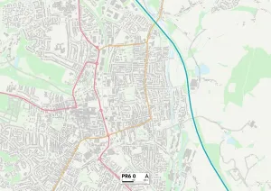 PR - Preston Prints: Chorley PR6 0 Print Map Sector