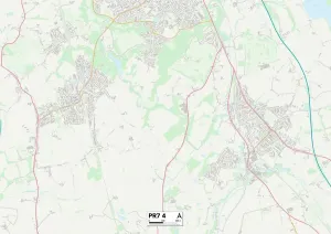 PR - Preston Prints: Chorley PR7 4 Print Map Sector